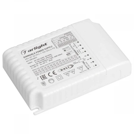 Блок питания Arlight ARJ-SP-30-PFC-1-10V-DALI2-PD 025122(1)