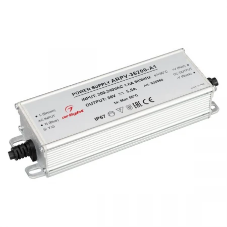 Блок питания Arlight ARPV-36200-A1 36V 200W IP67 5,55A 035966