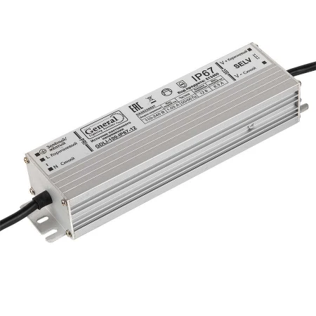 Драйвер светодиодный General GDLI-100-IP67-12