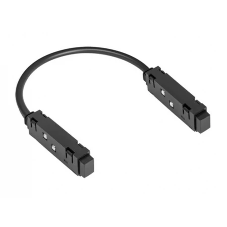 Коннектор питания угловой 90° Hesby Lighting ElDeko для шинопровода 48В, чёрный HSBL_0152