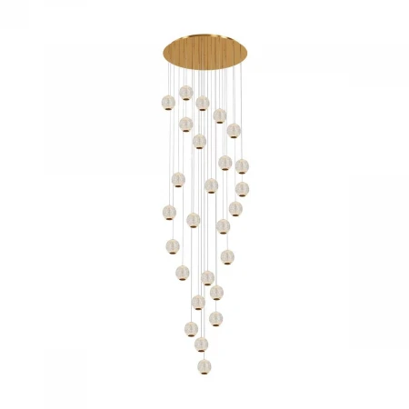 Подвесная светодиодная люстра Maytoni Sapphire MOD293PL-L140BS3K