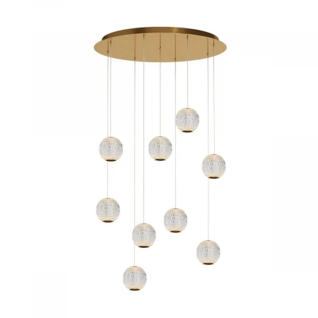 Подвесная светодиодная люстра Maytoni Sapphire MOD293PL-L56BS3K