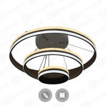 Управляемый светодиодный светильник GRAVITACIA VOLNA 170W 3R-605-WHITE/WHITE-220-IP20 Maysun Astrella Estares