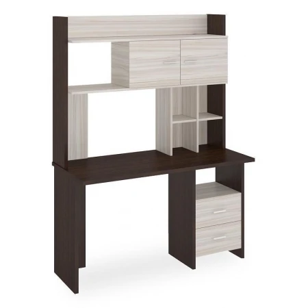 Стол компьютерный Домино Lite СКЛ-Прям130+НКЛХ-130 ВК