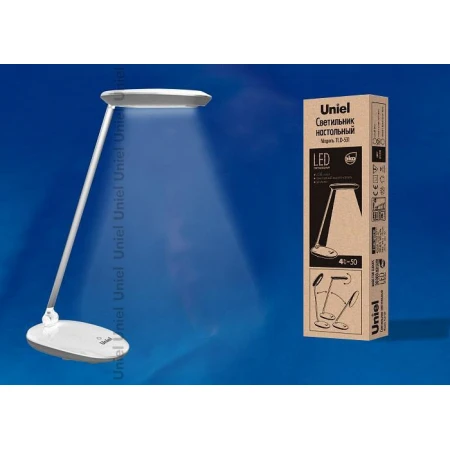 Настольная лампа офисная TLD-531 Grey-White/LED/400Lm/4500K/Dimmer