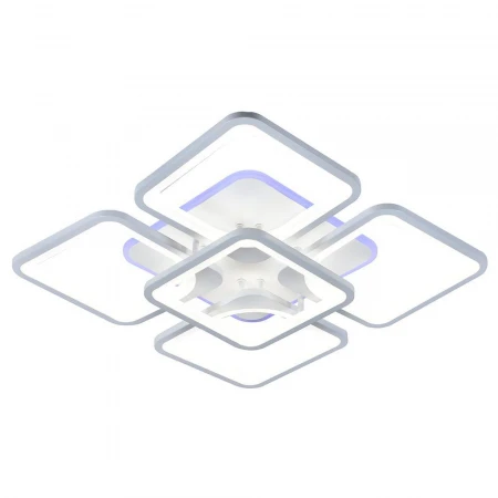 Светодиодная люстра 1537/4+1 WHT RGB