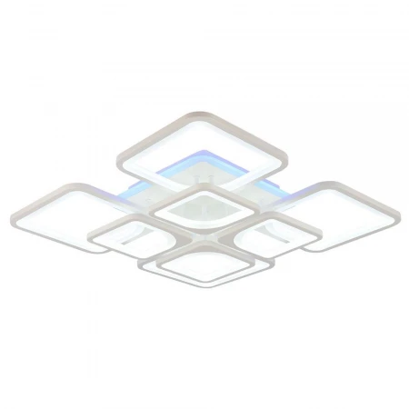 Светодиодная люстра 1537/4+4 WHT RGB