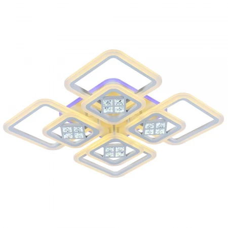 Светодиодная люстра 18024/4+4B WHT