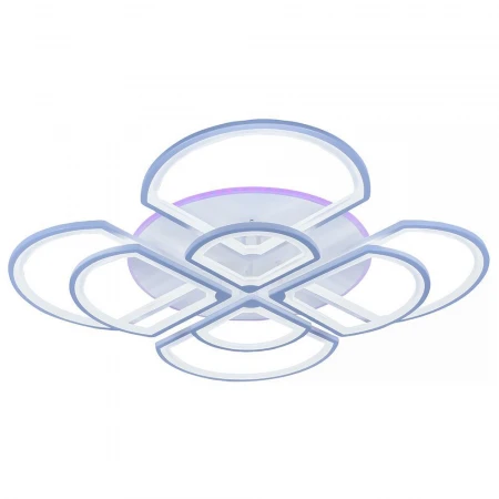 Светодиодная люстра 1609/4+4 WHT