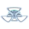 Светодиодная люстра 10007/3+3 CHR