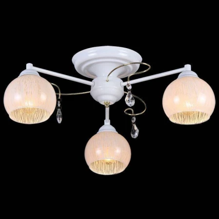 Люстра Natali Kovaltseva 11406/3С WHITE GOLD 11406