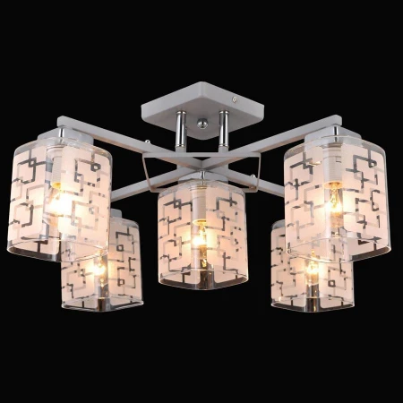 Люстра Natali Kovaltseva PURE 75070/5C WHITE PURE