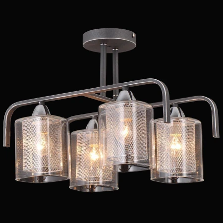 Светильник Natali Kovaltseva 75066/4C STAIN SILVER Hostalina