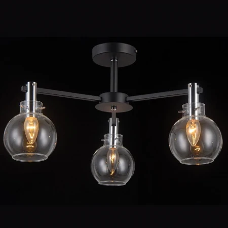 Люстра Natali Kovaltseva SPHERE 81021-3C MATT BLACK