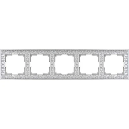 Рамка на 5 постов antik жемчужный