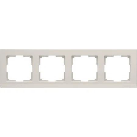 Рамка на 4 поста stark слоновая кость