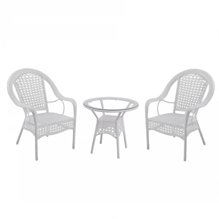 Комплект Стол + 2 Кресла, Белый KL01830K,01