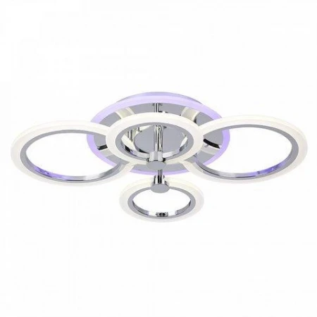 Светодиодная люстра 18026/4 CHR (BL+YL) LED - 120W+22W